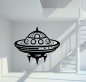 Preview: 46220 Raumschiff Wandtattoo